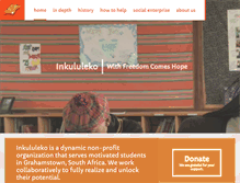 Tablet Screenshot of inkululeko.org